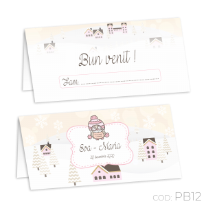 Plic de bani botez PB12